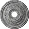 Ekena Millwork Orleans Medallion (Canopies up to 4 5/8"), 17 5/8"OD X 3 5/8"ID X 1 7/8"P, Ultra Pure White Crackle CM17OLUWC - alternate 1